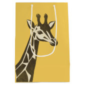 Schattigee giraf hoofd decoratie medium cadeauzakje (Achterkant)