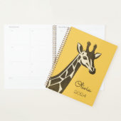 Schattigee giraf hoofd decoratie planner (Display)