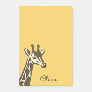 Schattigee giraf hoofd decoratie post-it® notes