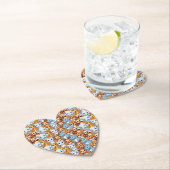 Schattigee giraf nijlpaard wild oerwoud safari Pat Kartonnen Onderzetters (Insitu)