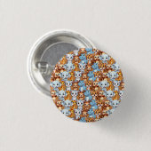 Schattigee giraf nijlpaard wild oerwoud safari Pat Ronde Button 3,2 Cm (Voorkant /achterkant)