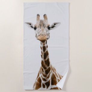 Schattigee Giraffe 1 #animal#art Strandlaken