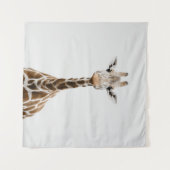 Schattigee Giraffe 1 #animal#art Wandkleed (Voorkant (horizontaal))