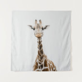 Schattigee Giraffe 1 #animal#art Wandkleed (Voorkant)