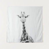 Schattigee Giraffe 2 #animal #art Wandkleed (Voorkant)