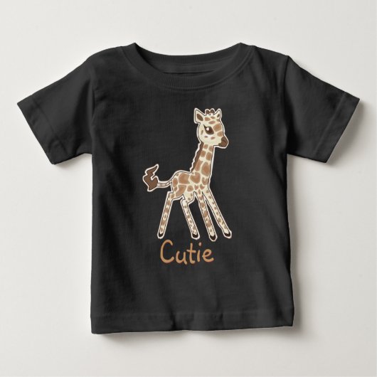 Schattigee Giraffe Baby Shirt (Voorkant)