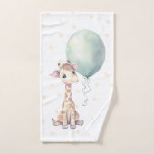 Schattigee Giraffe Balloon 1e Verjaardagscadeau Cu Bad Handdoek (Handdoek)