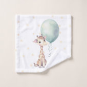 Schattigee Giraffe Balloon 1e Verjaardagscadeau Cu Bad Handdoek (Wasdoekje)