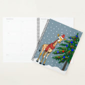 Schattigee Giraffe Beanie en sjaal met kerstboom Planner (Display)