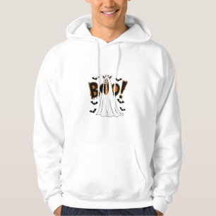 Schattigee Giraffe Boo Halloween Kostuum Zoo Lover Hoodie