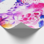 Schattigee Giraffe dierentuin dierlijke patroon Wa Cadeaupapier (Hoek)