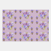 Schattigee Giraffe dierentuin dierlijke patroon Wa Inpakpapier Vel (Voorkant 2)