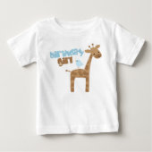 Schattigee Giraffe en vogelverjaardag (Voorkant)
