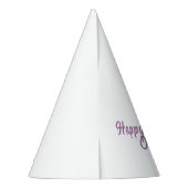 Schattigee giraffe gefeliciteerd feesthoedjes (Achterkant)