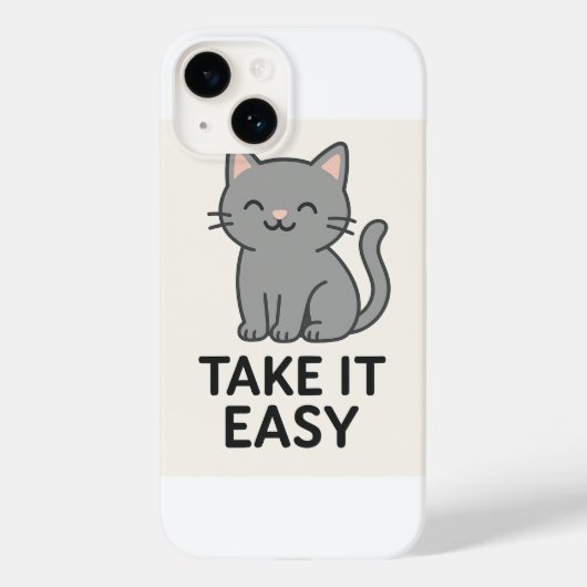 Schattigee Giraffe iPhone Case – Safari stijl met  (Achterkant)