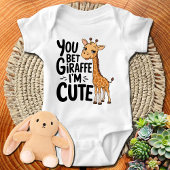 Schattigee Giraffe Je wed Giraffe ik ben Schattige Romper