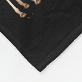 Schattigee Giraffe Kerstboom Giraffe Lovers Xmas H Fleece Deken (Hoek)