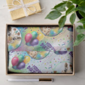 Schattigee Giraffe Kleurrijke Confetti Kids Verjaa Tissuepapier (Geschenk)