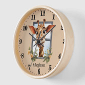 Schattigee giraffe liefhebbers Voeg naam toe (Hoek)