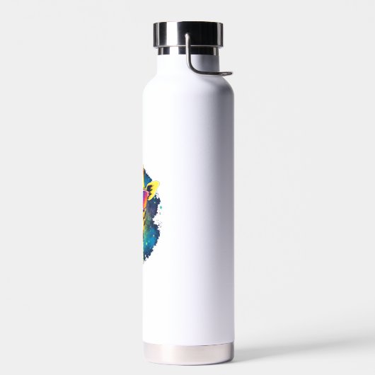 Schattigee Giraffe Mannen Vrouwen Kinder _2 Waterfles (Links)