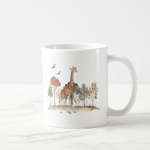Schattigee Giraffe met aangepaste tekst Koffiemok