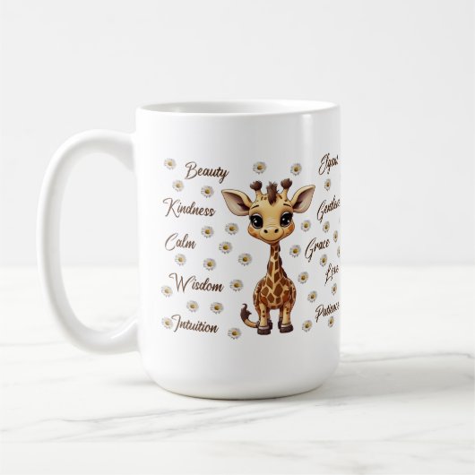 Schattigee Giraffe Mok (Links)
