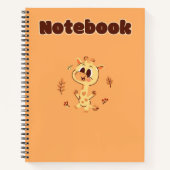 Schattigee giraffe 💛✨🦒 notitieboek (Voorkant)