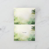 Schattigee Giraffe Oerwoud Baby shower Party Mooi Bedankkaart (Binnen)