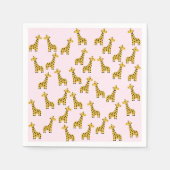 Schattigee Giraffe Papieren servetten (Voorkant)