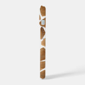 Schattigee Giraffe Print Dier Thema Aangepaste naa iPhone 15 Case (Linkerkant)