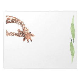 Schattigee Giraffe Safari Dieren schrijven Briefpa Notitieblok