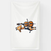 Schattigee Giraffe spelen cello Giraffes Musicus M Spandoek (Verticaal)