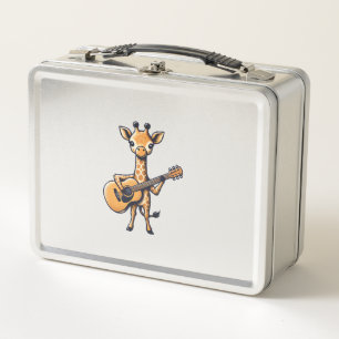 Schattigee Giraffe spelen gitaar Giraffes Muzikant