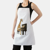 Schattigee Giraffe Spelen Piano Giraffes Musicus M Schort (Insitu)