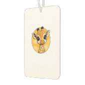 Schattigee Giraffe Tekening Cartoon Stijl Luchtverfrisser (Links)