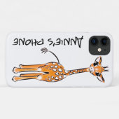 Schattigee Giraffe tekening Case-Mate iPhone Case (Achterkant (horizontaal))