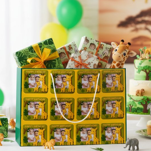 Schattigee Giraffe Verjaardag Foto  Groot Cadeauzakje