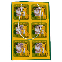 Schattigee Giraffe Verjaardag Foto  Medium Cadeauzakje