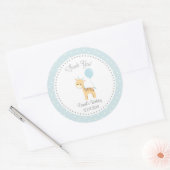Schattigee Giraffe Verjaardag Sticker (Envelop)