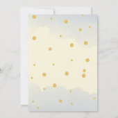 Schattigee Giraffe verjaardagsfeestje uitnodiging  (Achterkant)