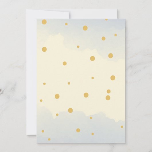 Schattigee Giraffe verjaardagsfeestje uitnodiging  (Achterkant)