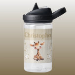 Schattigee giraffe Voeg naam toe met sterren kinde Waterfles<br><div class="desc">CamelBak Eddy® waterfles voor kinderen. Personaliseer met een naam. Deze waterfles is voorzien van een schattige giraffe met sterren in de kleuren bruin en wit.</div>