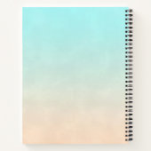 Schattigee Giraffe Waterverf Moeder & Baby Gastenb Notitieboek (Achterkant)