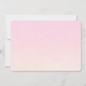 Schattigee Giraffe Waterverf Moeder & Baby Verjaar Kaart (Achterkant)