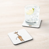 Schattigee giraffentekening drankjes onderzetter (Rechterzijde)