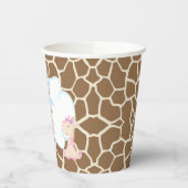 Schattigee Giraffes Geslacht onthullen Papieren Bekers (Links)