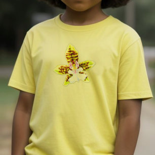 Schattigee Girlie Flower Orchid kinder T-shirt
