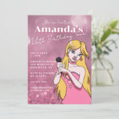 Schattigee Girly Cartoon Pop Muziek 14e verjaardag Kaart (Staand voorkant)