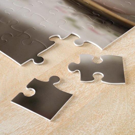 Schattigee Girly Chihuahua Tea Party Legpuzzel (Zijkant)