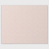 Schattigee Girly Doodle Roze Bogen op Crème Wit Cadeaupapier (Vlak)